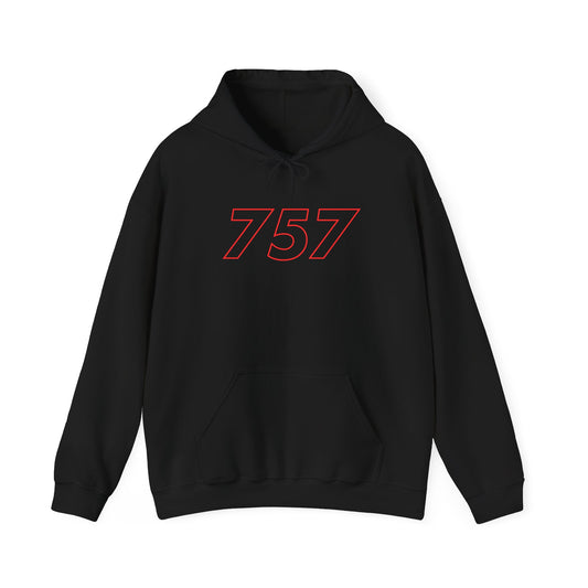 The Finest 757 Red & Black Hoodie