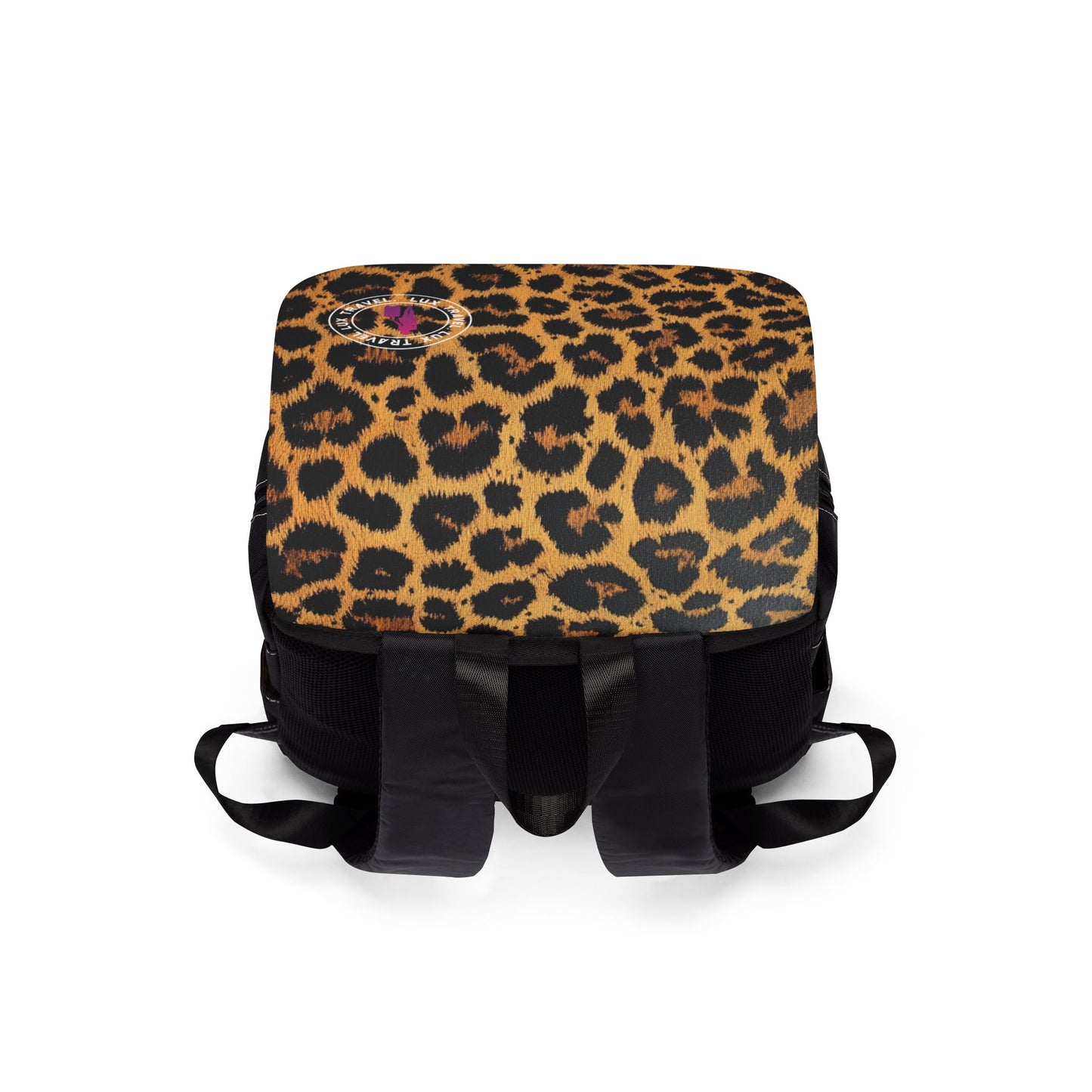 Leopard Diva Unisex Casual Shoulder Backpack