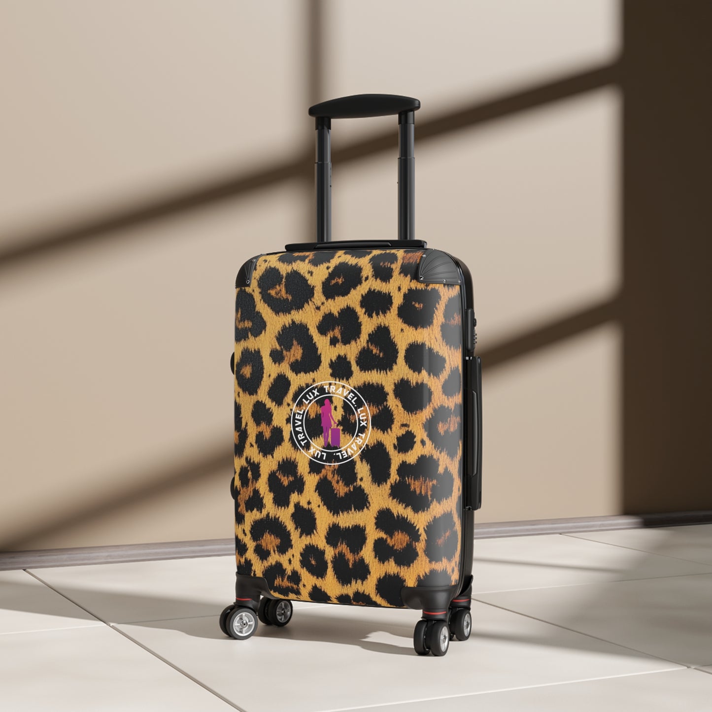 Leopard Print Diva Suitcase