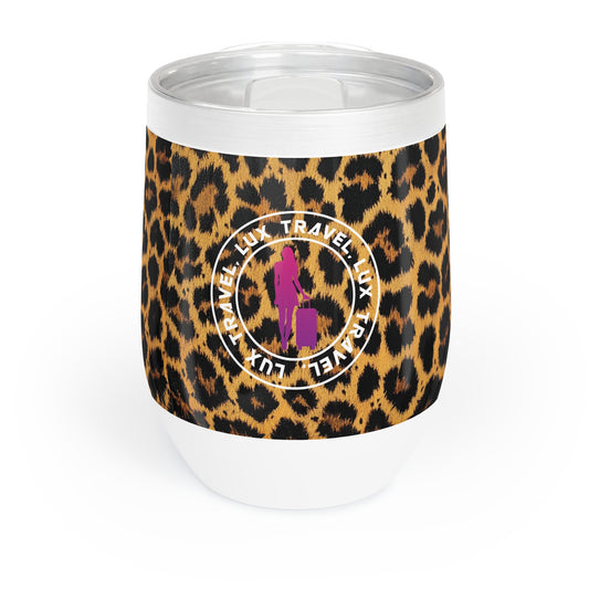 Leopard Diva Chill Wine Tumbler