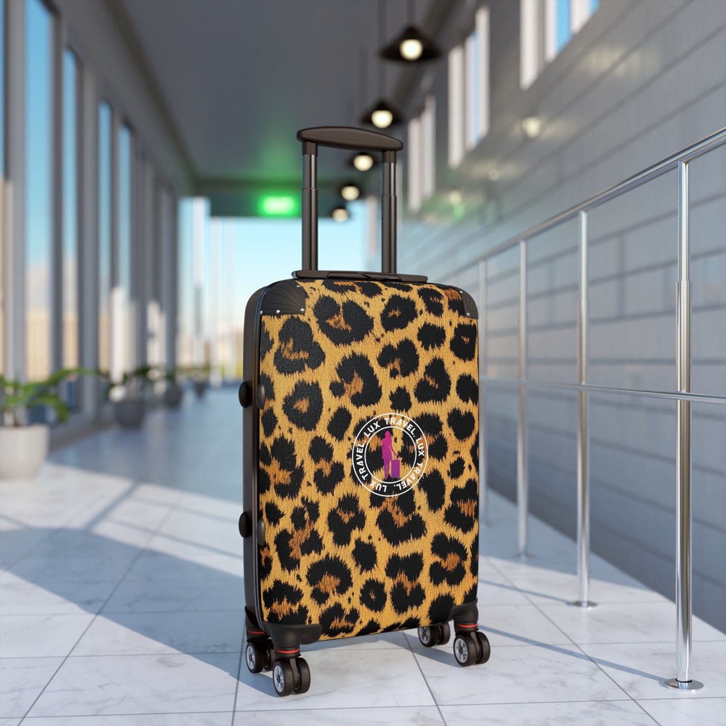 Leopard Print Diva Suitcase