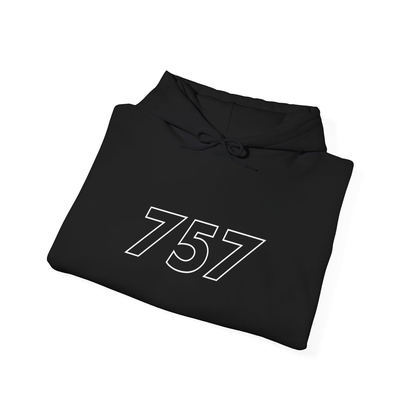 The Finest Black & White 757 Hoodie